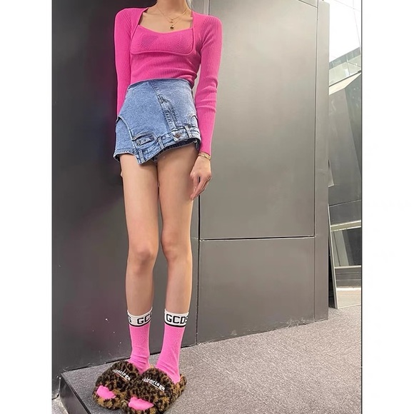 Brand new jean skort size M - Picture 4 of 6